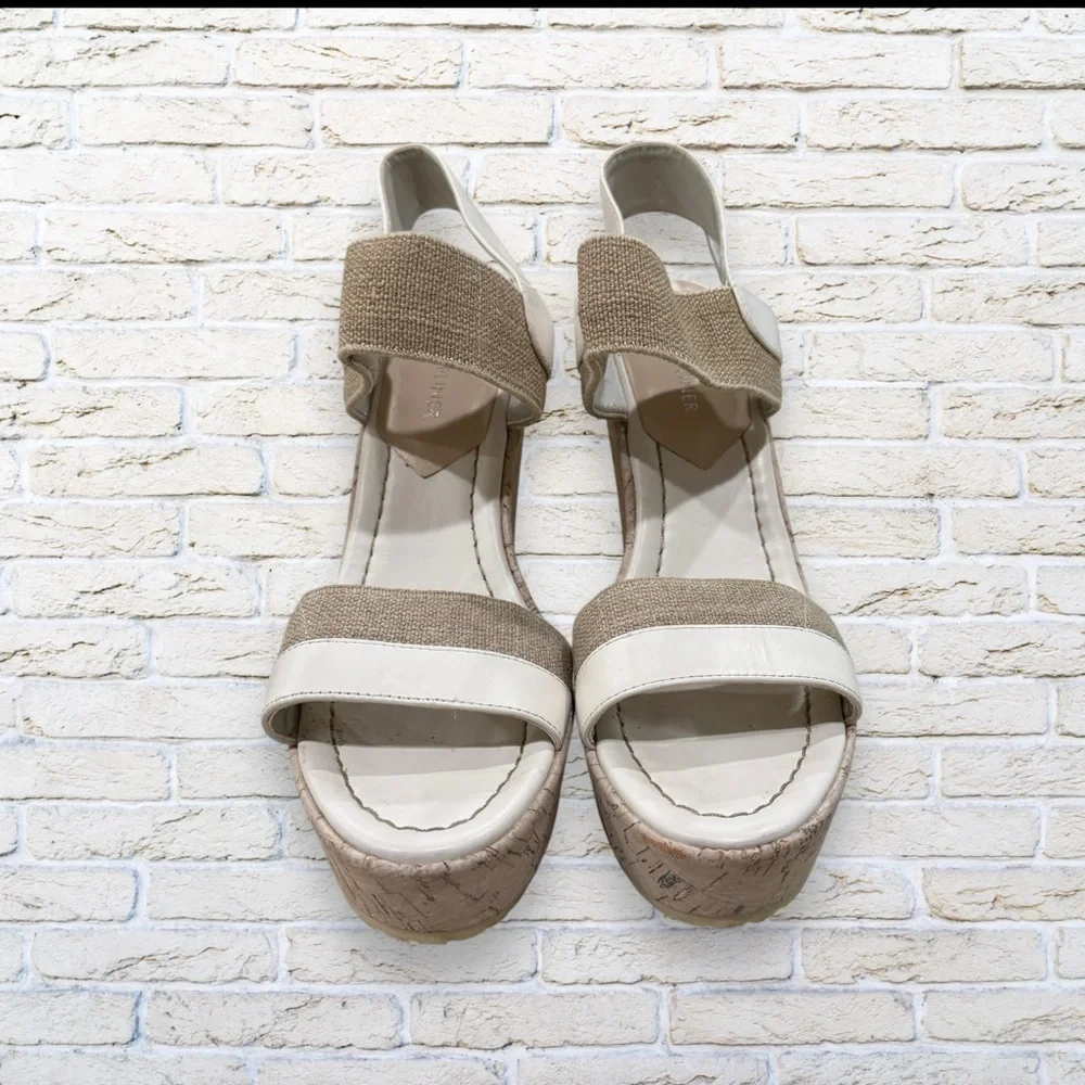 Donald J. Pliner SZ 8.5 M Nolita Platform Sandal with Cork Heel